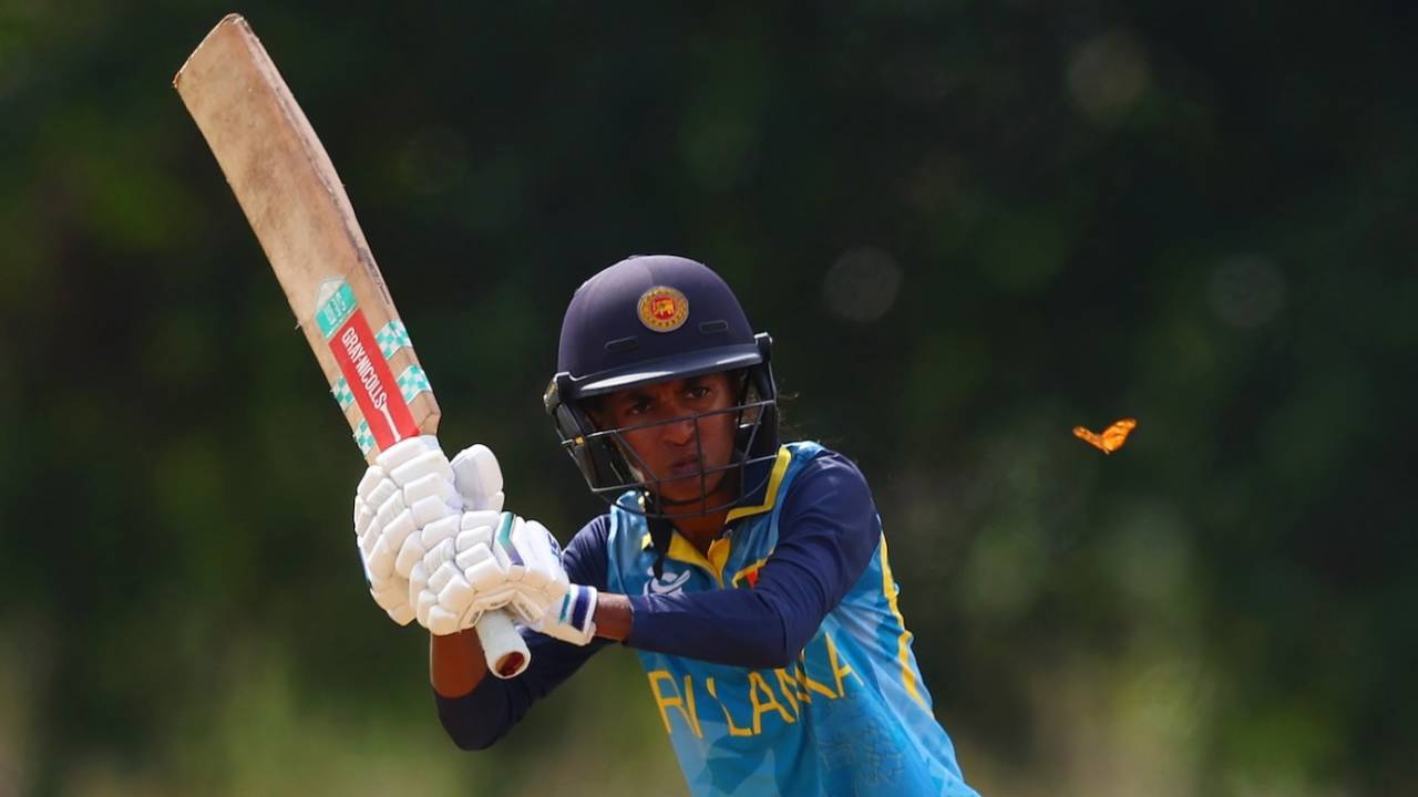 Dahami Sanethma top scored for Sri Lanka with 55, Malaysia vs Sri Lanka, Women's Under-19 T20 World Cup, Kuala Lumpur, January 19, 2025
