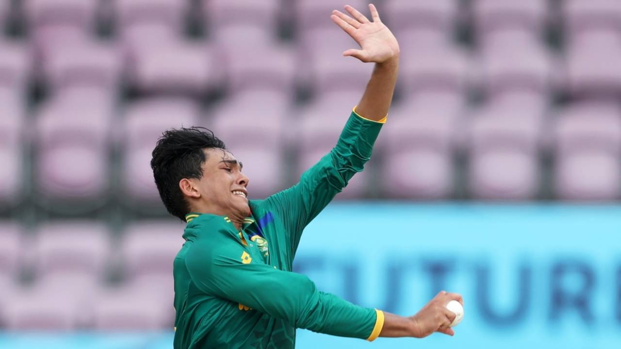 Raeeq Daniels took four wickets, South Africa vs England, 1st Youth ODI, Cape Town, January 17, 2025