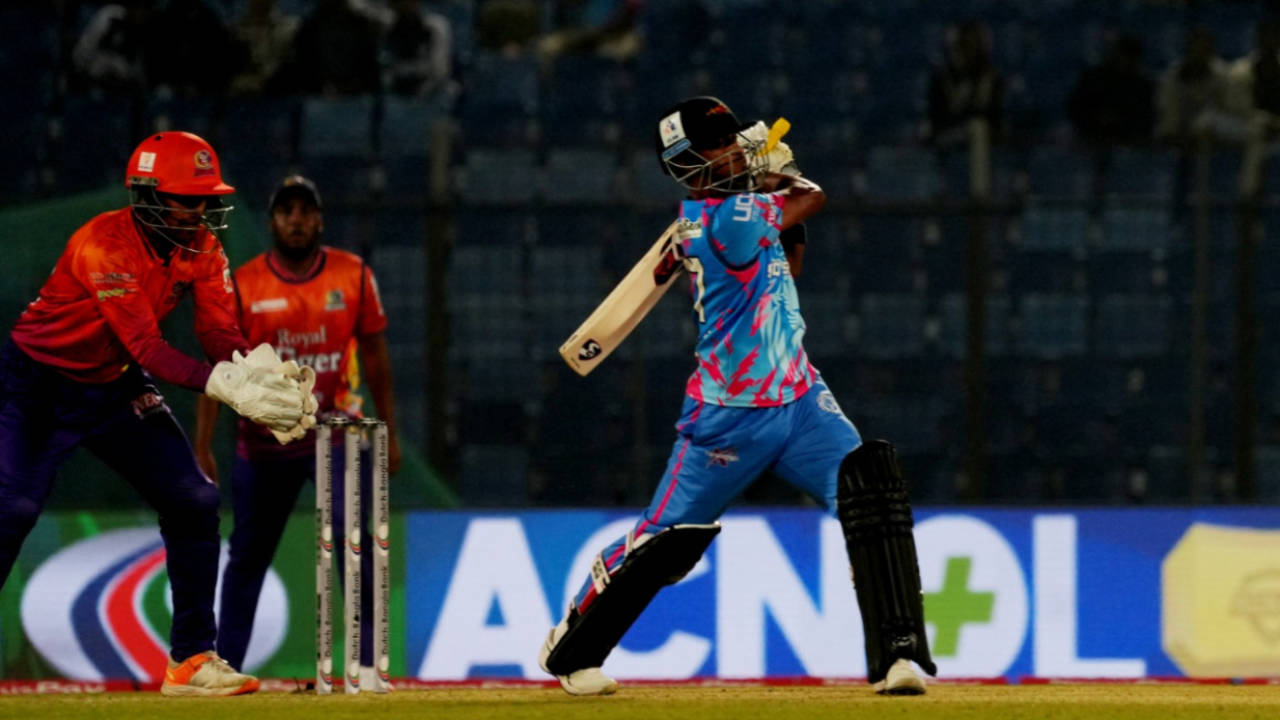 Naeem Islam laid the platform for Chittagong Kings' big win with 56 off 41, Chittagong Kings vs Durbar Rajshahi, Chattogram, Bangladesh Premier League, BPL 2024-25, January 20, 2025