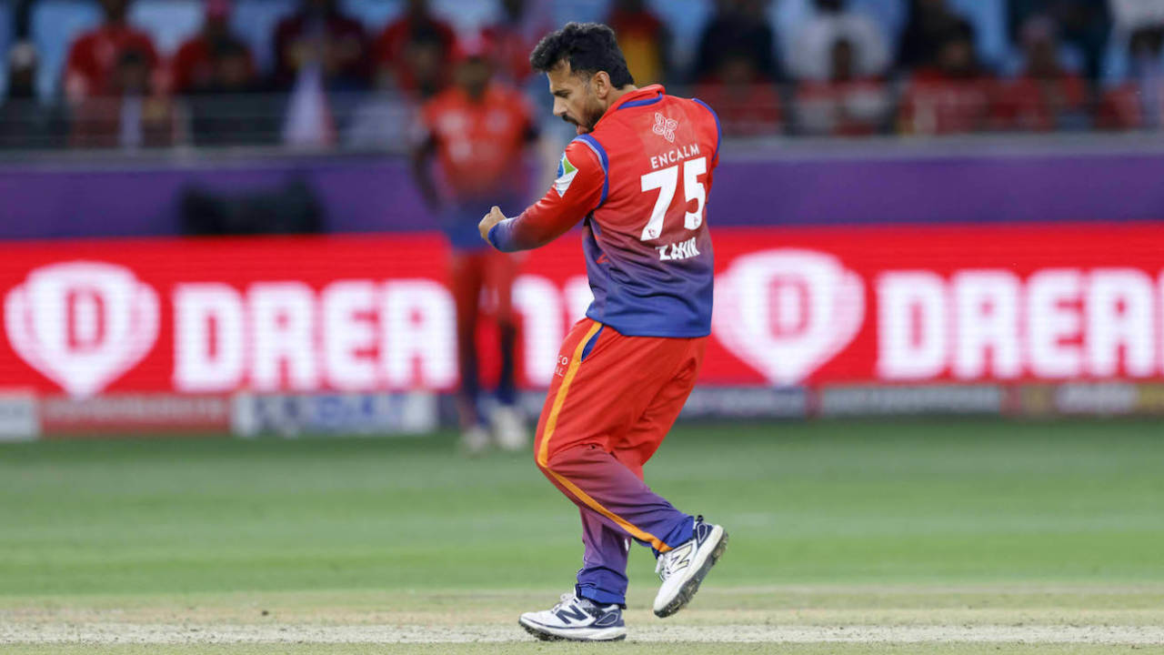 Zahir Khan removed Wanindu Hasaranga and Azam Khan, Desert Vipers vs Dubai Capitals, ILT20, Dubai, January 20, 2025