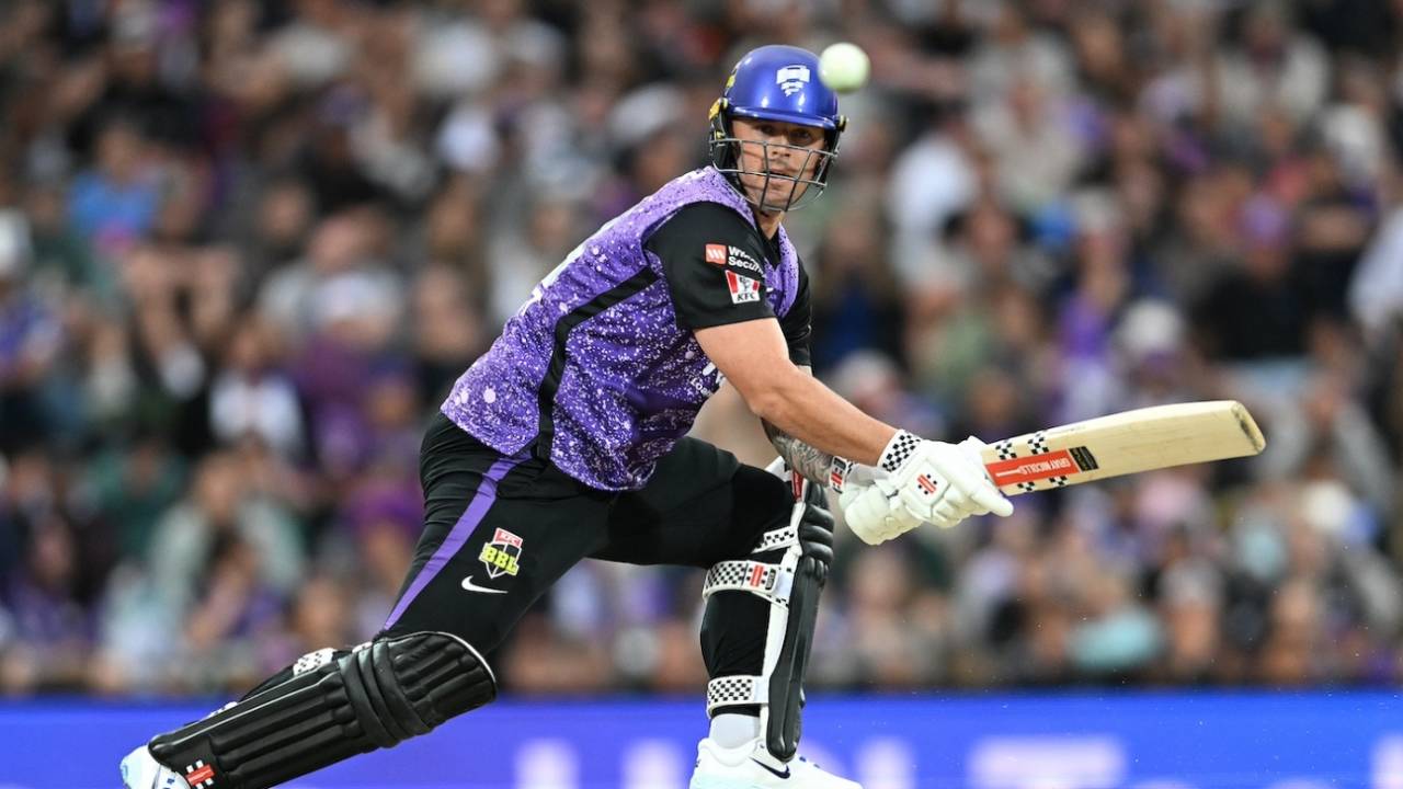 Ben McDermott goes reverse, Hobart Hurricanes vs Sydney Sixers, BBL, Hobart, January 21, 2025