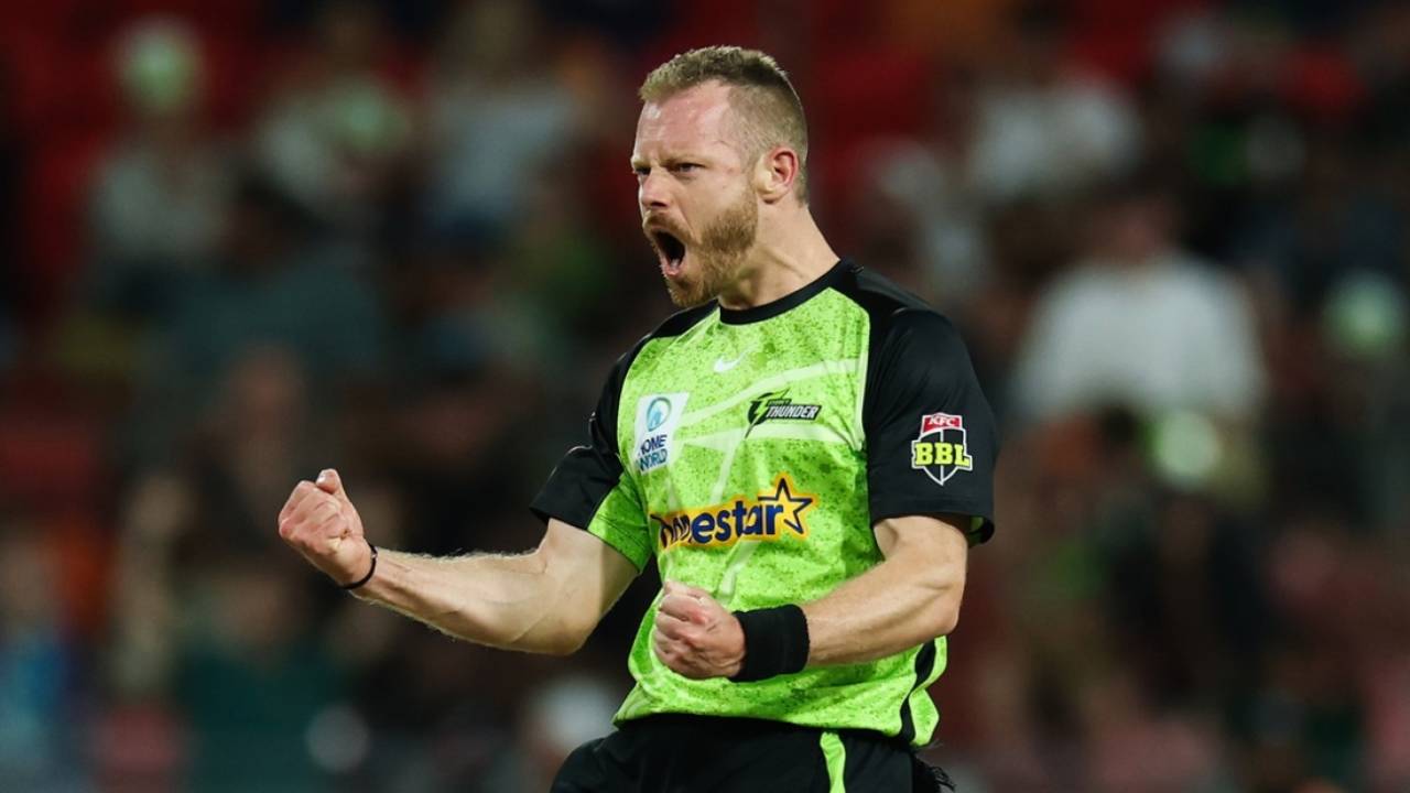 Nathan McAndrew got early breakthroughs, Sydney Thunder vs Melbourne Stars, Knockout, BBL, Sydney, January 22, 2025