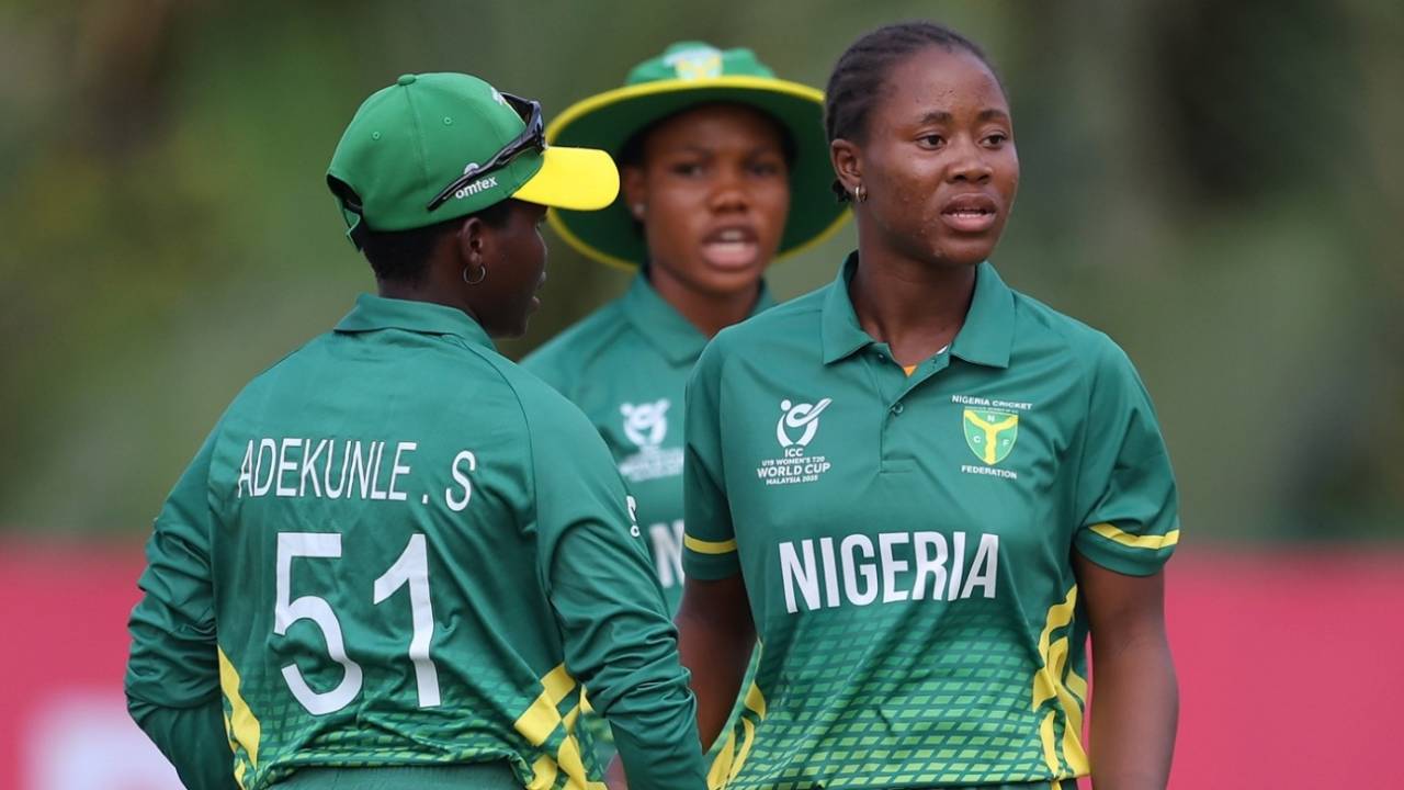 Nigeria captain Lucky Piety struck twice in two balls, South Africa vs Nigeria, Under-19 Women's T20 World Cup, Kuching, January 22, 2025