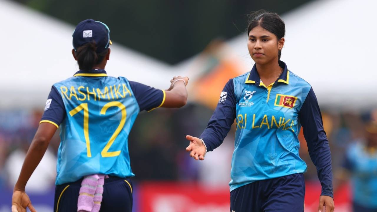 Limansa Thilakaratne picked up a couple of wickets, India vs Sri Lanka, Women's Under-19 T20 World Cup 2025, Kuala Lumpur, January 23, 2025