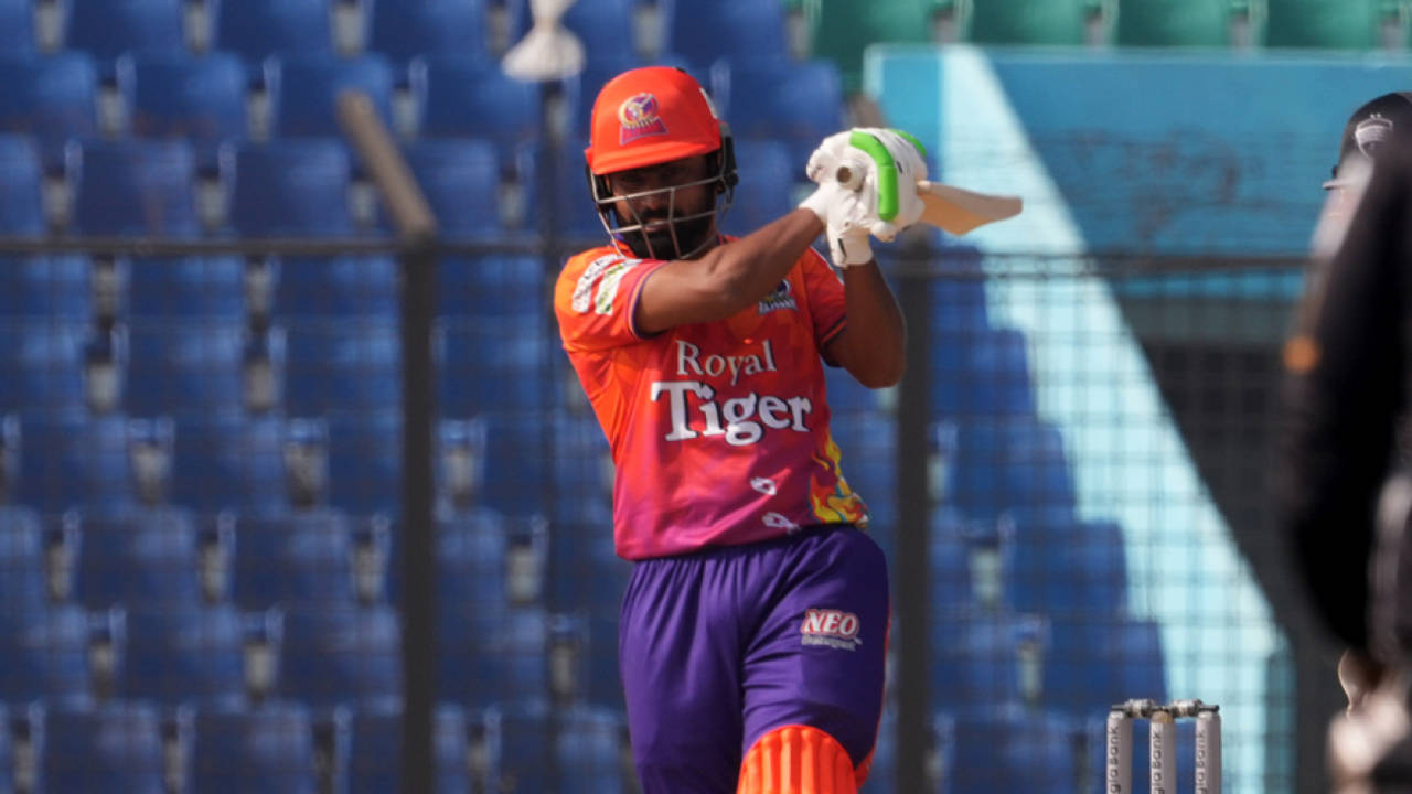 Sabbir Hossain smashed a 19-ball 39, Rangpur Riders vs Durbar Rajshahi, BPL 2025, Chattogram, January 23, 2024
