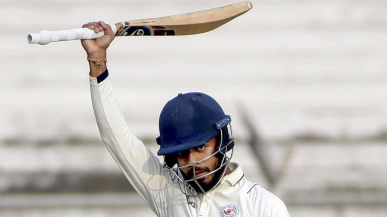 Ayush Loharuka brings up his maiden first-class hundred, Bihar vs Uttar Pradesh, Patna, day 1, Ranji Trophy, January 23, 2025