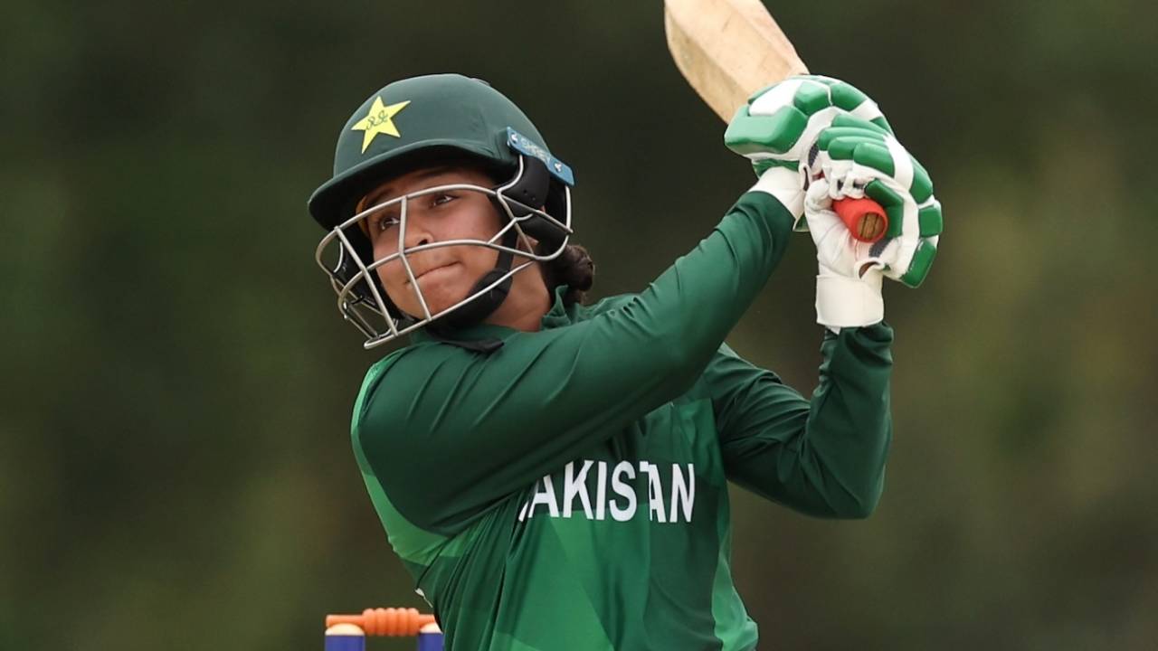 Fatima Khan scored a quick 25 towards the end, Pakistan vs Samoa, Women's Under-19 T20 World Cup 2025, Johor, January 24, 2025