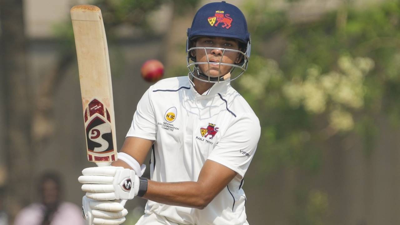Yashasvi Jaiswal made 26, Mumbai vs Jammu and Kashmir, Sharad Pawar Cricket Academy, day 2, Ranji Trophy, January 24, 2025