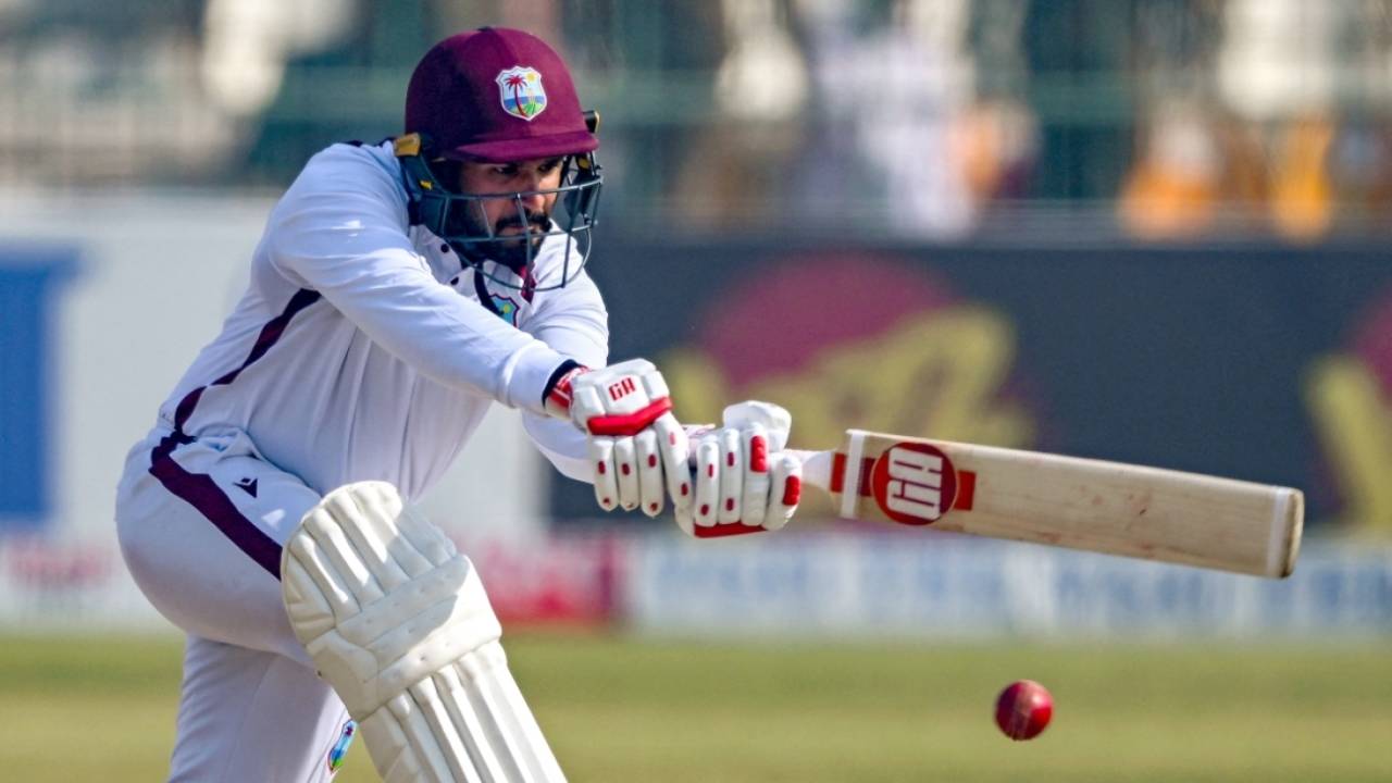 Amir Jangoo showed positive intent while scoring 30, Pakistan vs West Indies, 2nd Test, 2nd day, Multan, January 26, 2025