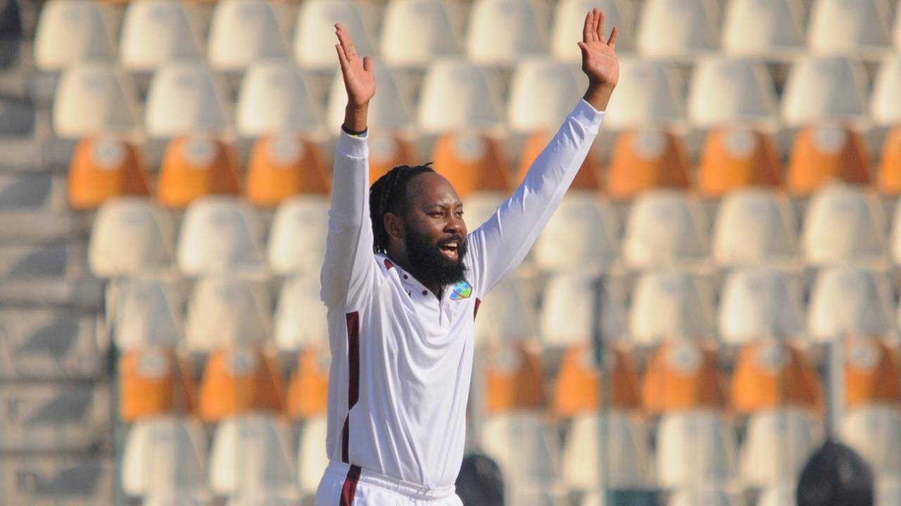 Jomel Warrican ran through Pakistan on the third morning, Pakistan vs West Indies, 2nd Test, 3rd day, Multan, January 27, 2025