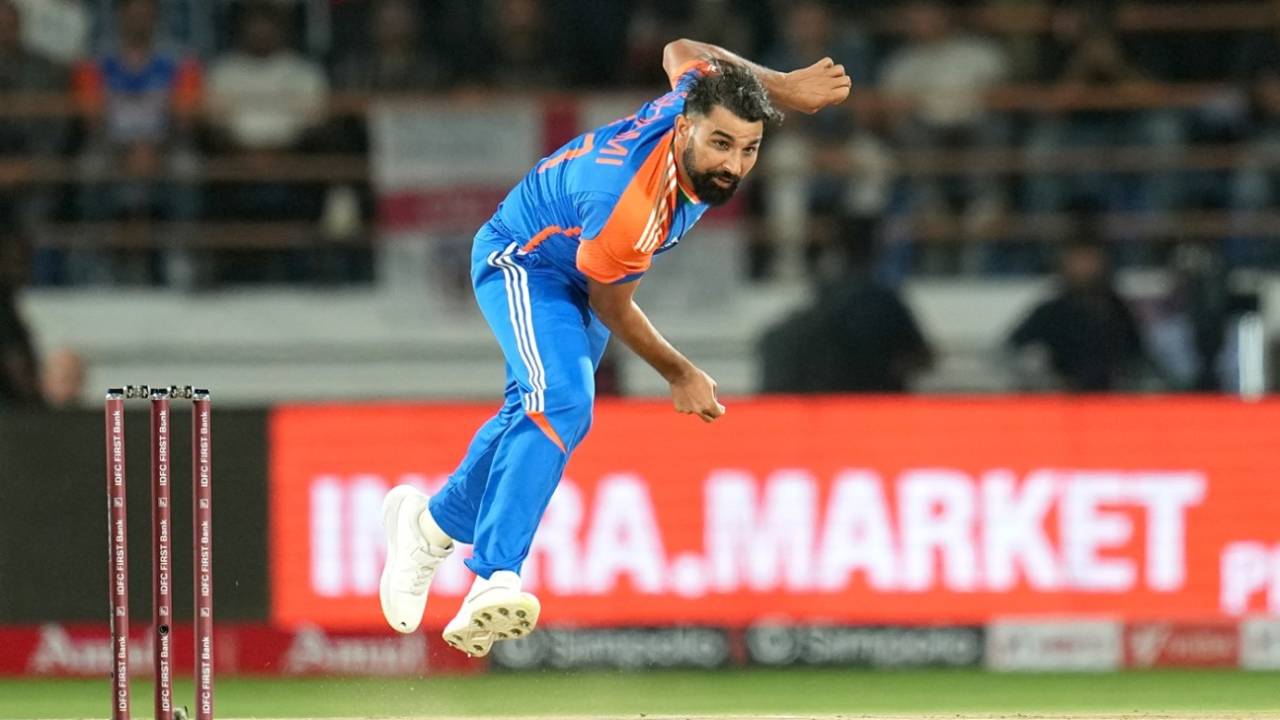 Mohammed Shami bends his back on international comeback, India vs England, 3rd T20I, Rajkot, January 28, 2025