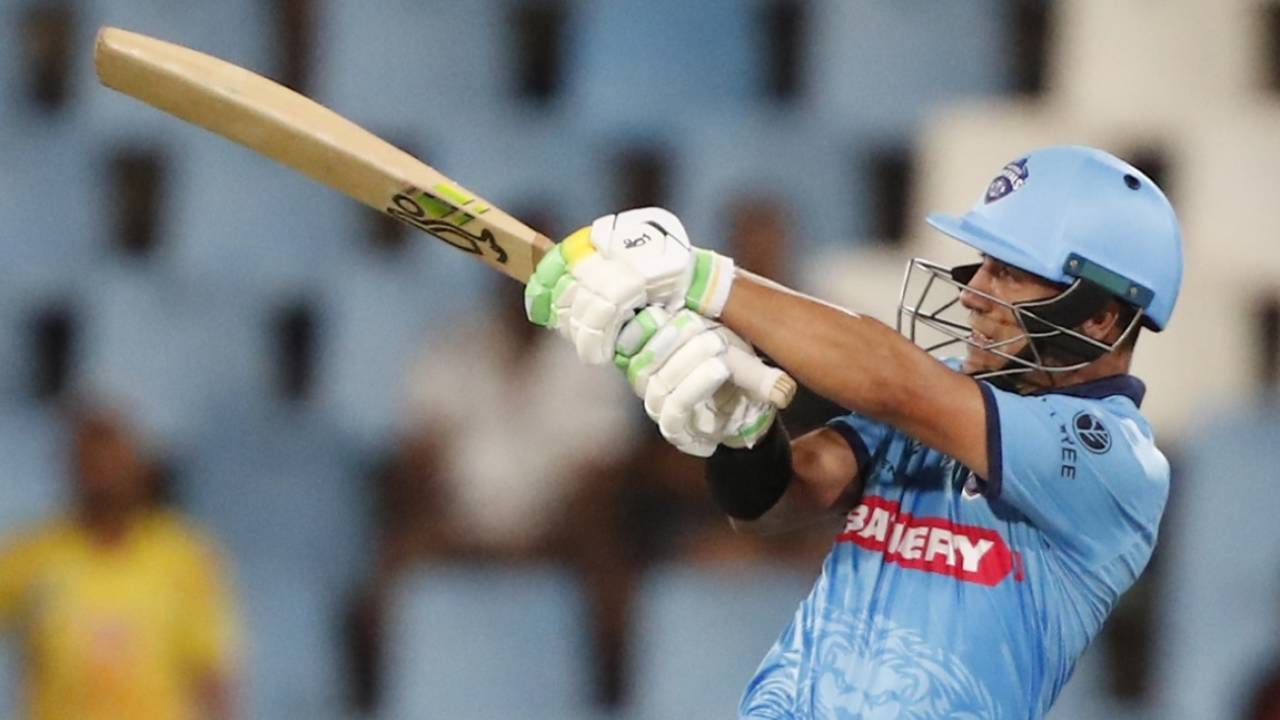 Marques Ackerman bashed a quick 39, Pretoria Capitals vs Joburg Super Kings, SA20 2025, Centurion, January 28, 2025