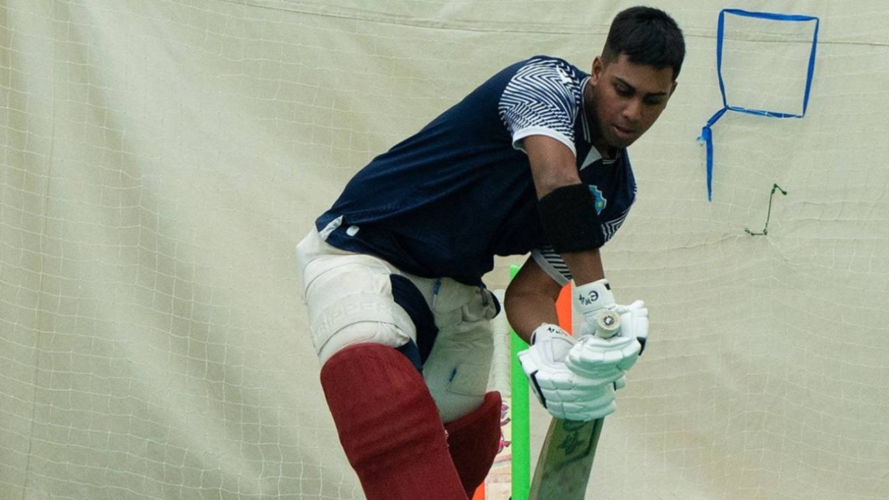 Matthew Nandu hones his defence at the CSK Academy in Chennai, Chennai, December 12, 2024