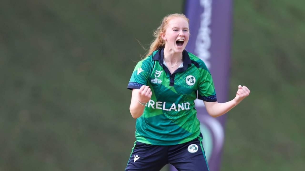 Kia McCartney was economical and picked up two wickets, Nigeria vs Ireland, Women's Under-19 T20 World Cup, Super Six, Group 2, Bangi, January 29, 2025