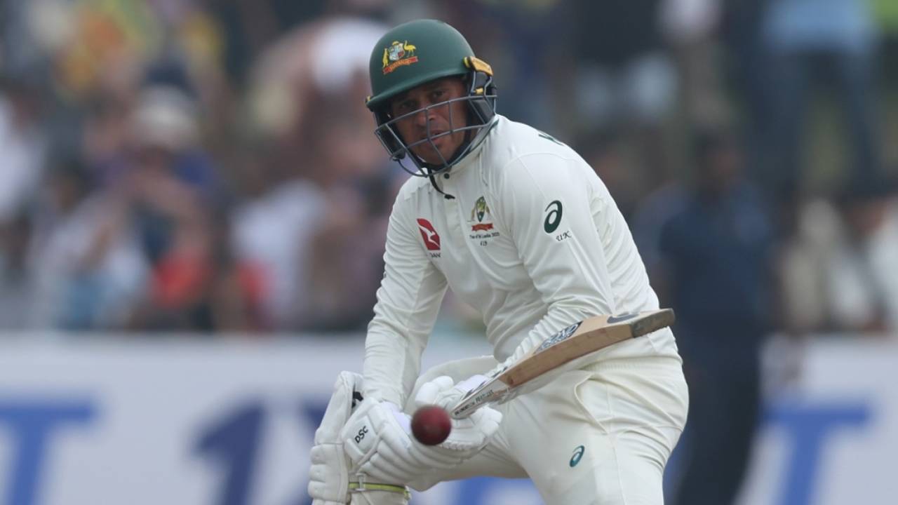 Usman Khawaja used the reverse-sweep to great effect, Sri Lanka vs Australia, 1st Test, Galle, 1st day, January 29, 2025
