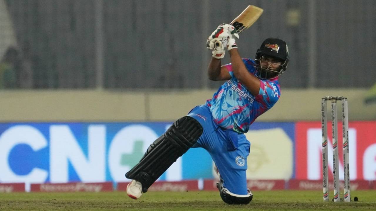 Shamim Hossain's late cameo gave Chittagong Kings a commanding total, Chittagong Kings vs Sylhet Strikers, BPL 2024-25, Mirpur, January 30, 2025