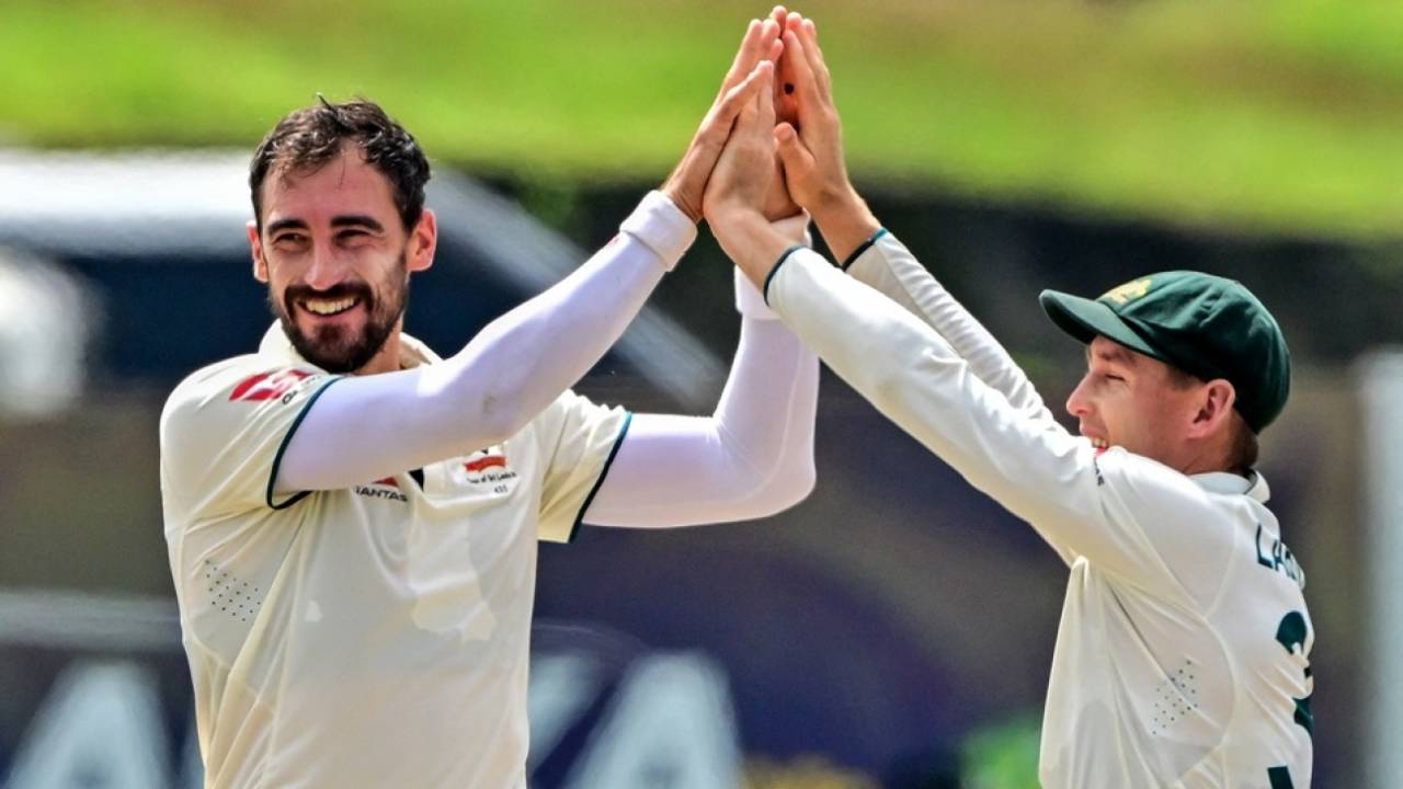 Mitchell Starc removed Oshada Fernando, Sri Lanka vs Australia, 1st Test, Galle, 4th day, February 1, 2025