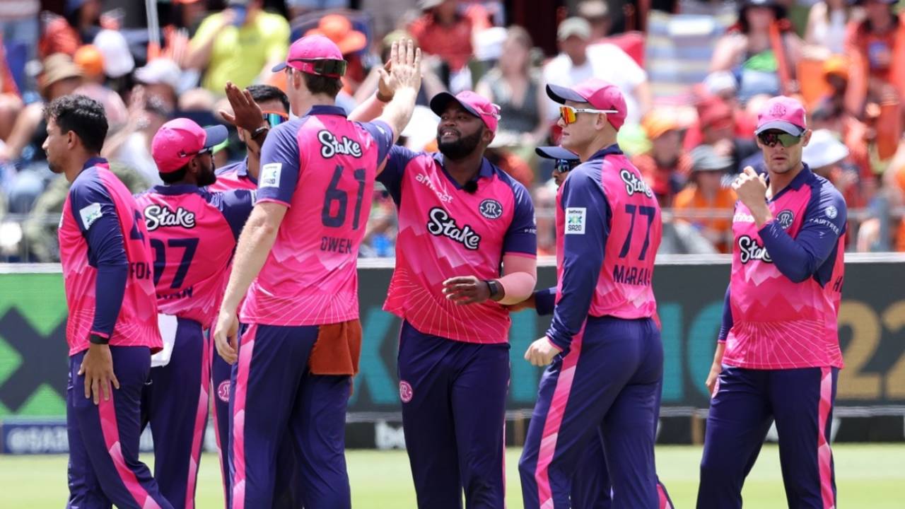 Paarl Royals were among the wickets early, Sunrisers Eastern Cape vs Paarl Royals, SA20, Gqeberha, February 1, 2025