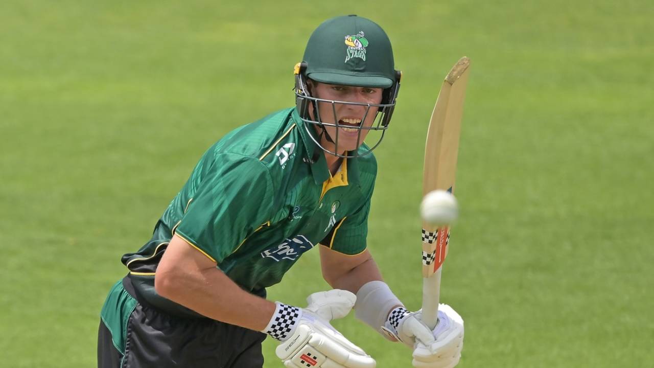 Jack Boyle in action for Central Districts, December 18, 2022, Napier