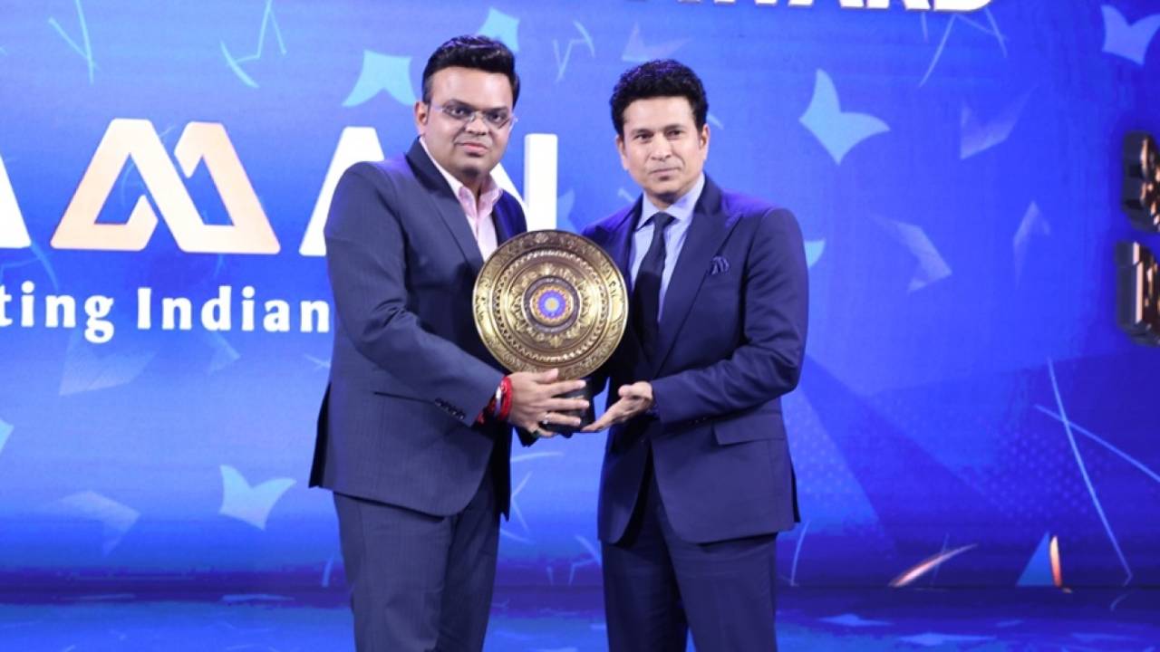 Sachin Tendulkar was felicitated with the Colonel CK Nayudu Lifetime Achievement Award, Mumbai, February 1, 2025