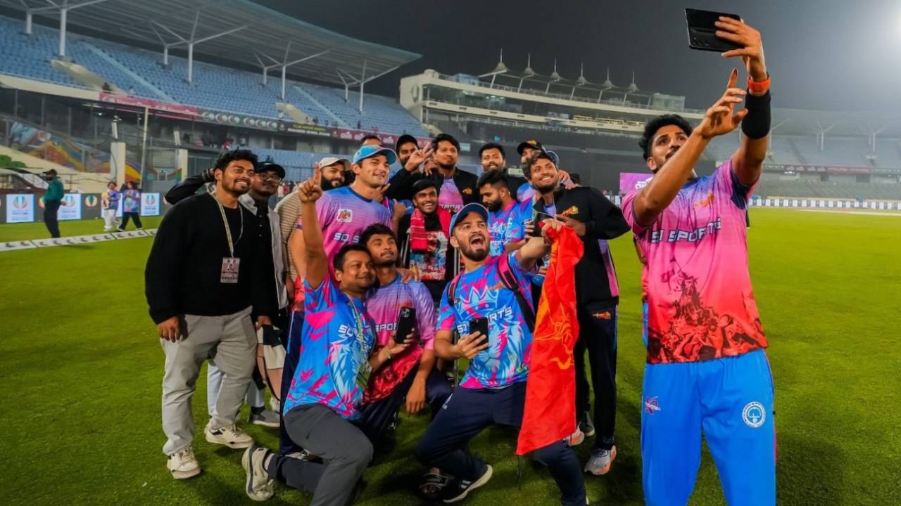 Chittagong Kings celebrate a thrilling win that sealed their spot in the final of BPL 2025, Khulna Tigers vs Chittagong Kings, Qualifier 2, BPL, Mirpur, February 5, 2025