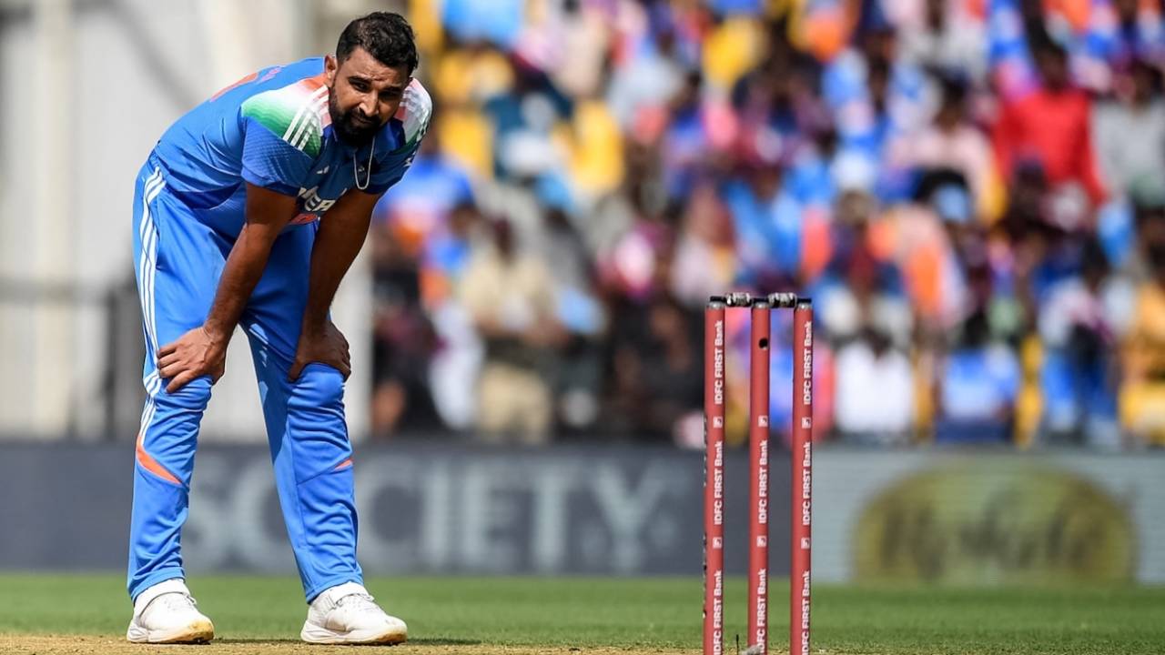 Mohammed Shami was playing his first ODI since the 2023 World Cup final, India vs England, 1st ODI, Nagpur, February 6, 2025