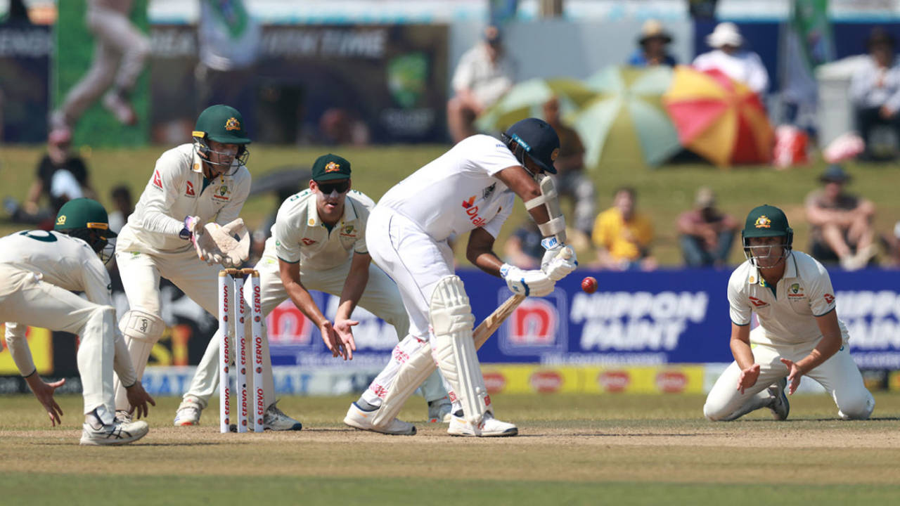 Lahiru Kumara provided some solid defence, Sri Lanka vs Australia, 2nd Test, Galle, 2nd day, February 7, 2025