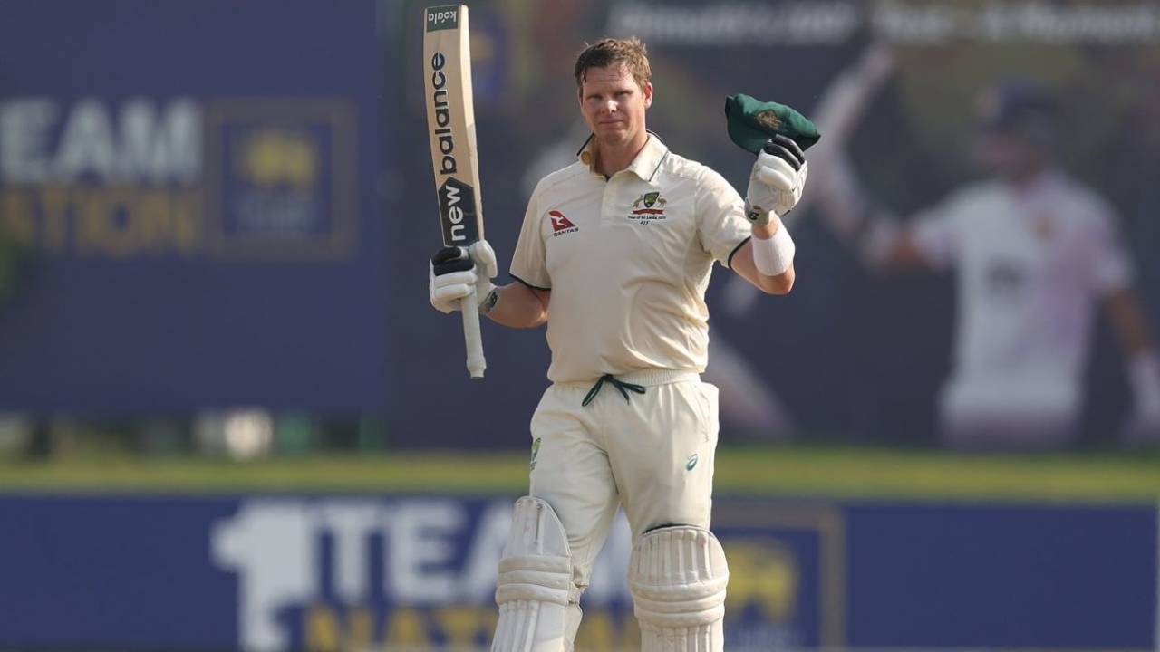 Steven Smith made his 36th Test century, Sri Lanka vs Australia, 2nd Test, Galle, 2nd day, February 7, 2025