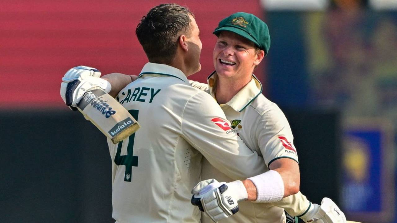 Alex Carey and Steve Smith shared a double-century stand, Sri Lanka vs Australia, 2nd Test, Galle, 2nd day, February 7, 2025