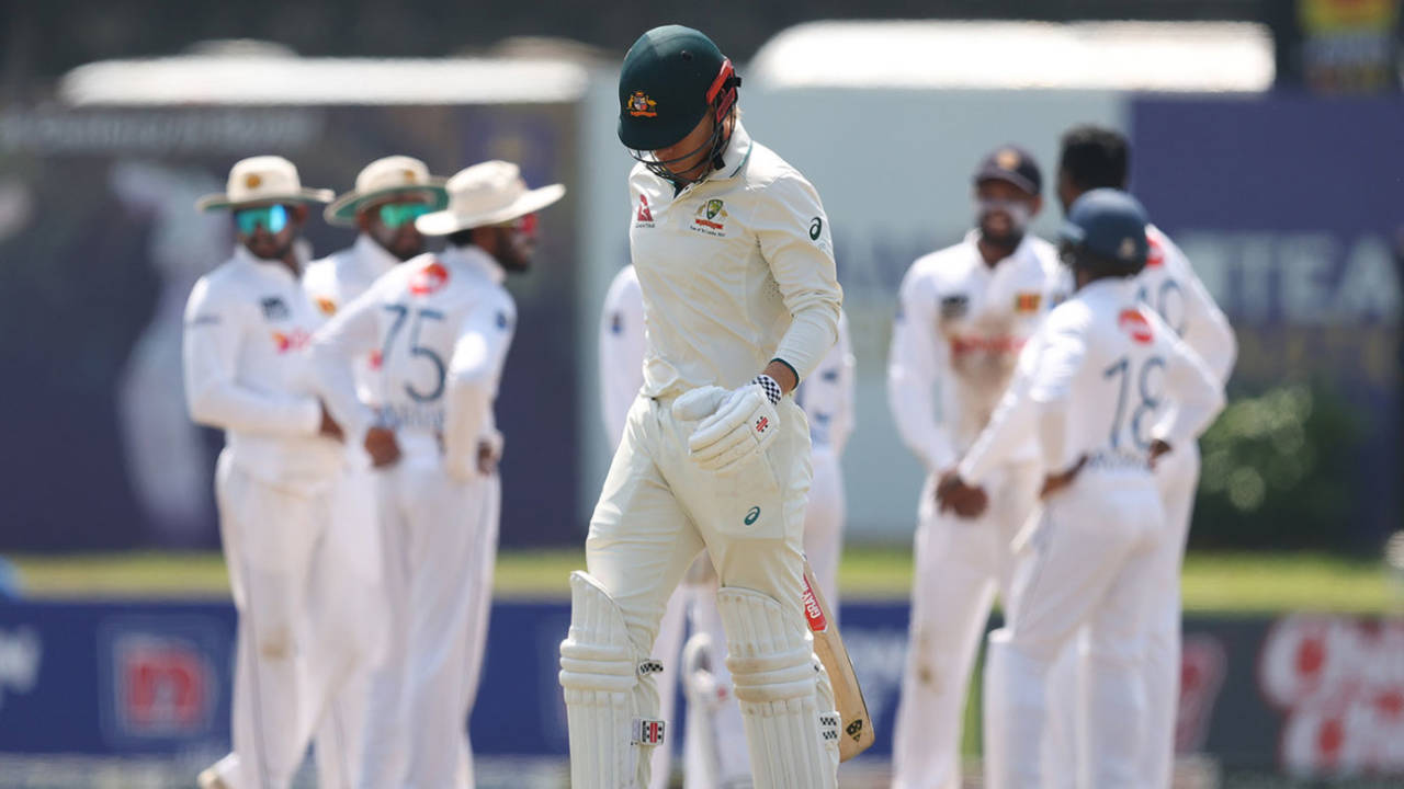 Cooper Connolly fell cheaply in his first Test innings, Sri Lanka vs Australia, 2nd Test, Galle, 3rd day, February 8, 2025