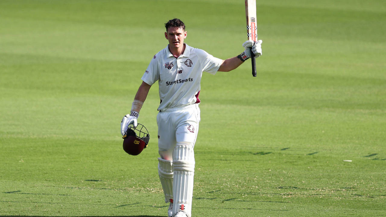 Jack Clayton guided Queensland with a century, Queensland vs New South Wales, Sheffield Shield, Gabba, February 8, 2025