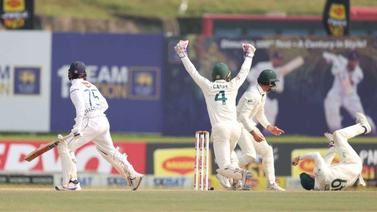 Steve Smith took a spectacular slip catch to dismiss Dhananjaya de Silva, Sri Lanka vs Australia, 2nd Test, Galle, 3rd day, February 8, 2025