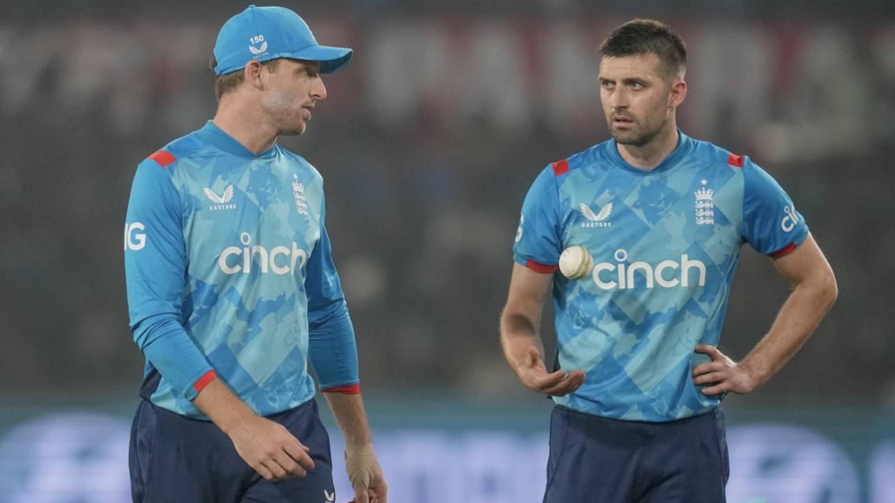 Jos Buttler has a chat with Mark Wood, India vs England, 2nd ODI, Cuttack, February 9, 2025