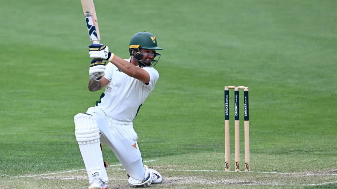 Jake Weatherald made a stunning 155, Tasmania vs Victoria, Sheffield Shield, Hobart, February 10, 2025