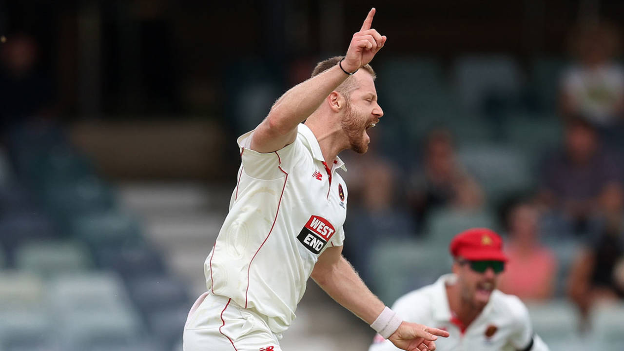 Nathan McAndrew had a day to remember, Western Australia vs South Australia, Sheffield Shield, WACA, February 9, 2025