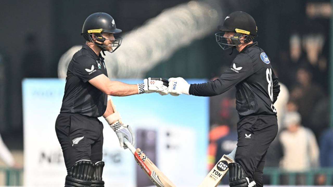 Kane Williamson and Devon Conway kept New Zealand steady, New Zealand vs South Africa, Pakistan tri-series, Lahore, February 10, 2025