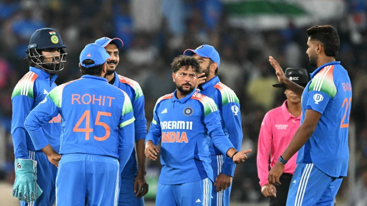 Kuldeep Yadav had a well set Tom Banton caught behind, India vs England, 3rd ODI, Ahmedabad, February 12, 2025