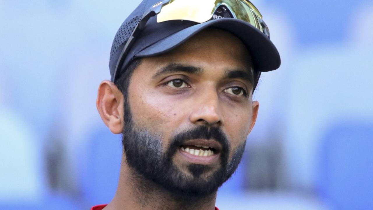 Ajinkya Rahane speaks to the media, Nagpur, February 16, 2025