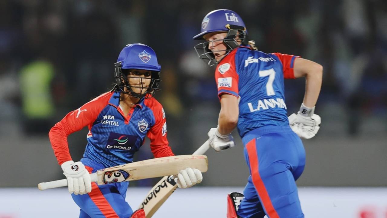 Jemimah Rodrigues and Meg Lanning steadied the Delhi Capitals innings, Delhi Capitals vs Royal Challengers Bengaluru, WPL 2025, Vadodara, February 17, 2025