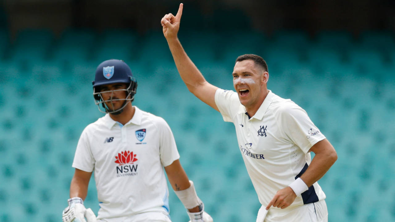 Scott Boland again enjoyed himself at the SCG, New South Wales vs Victoria, Sheffield Shield, SCG, February 18, 2025