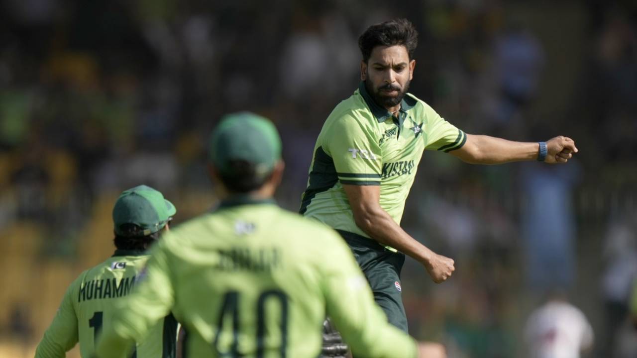 Haris Rauf struck early in his spell, Pakistan vs New Zealand, ICC Men's Champions Trophy, Karachi, February 19, 2025