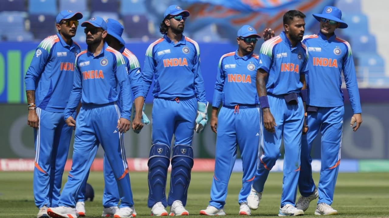 India struck twice in the first powerplay, Pakistan vs India, ICC Men's Champions Trophy, Dubai, February 23, 2025