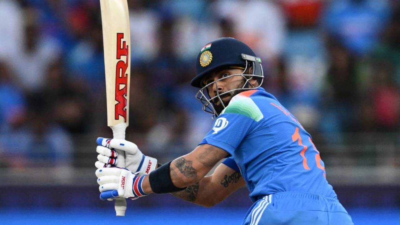 Virat Kohli flicks one away, Pakistan vs India, Dubai, Champions Trophy, February 23, 2025
