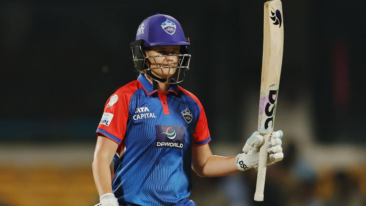 Jess Jonassen completes her maiden WPL fifty, Delhi Capitals vs Gujarat Giants, WPL, Bengaluru, February 25, 2025