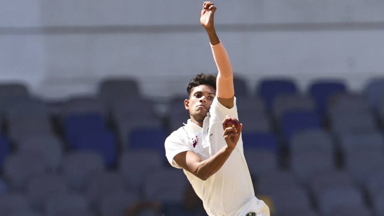 Eden Apple Tom bowls, Kerala vs Vidarbha, Ranji Trophy final, 2nd day, Nagpur, February 27, 2025