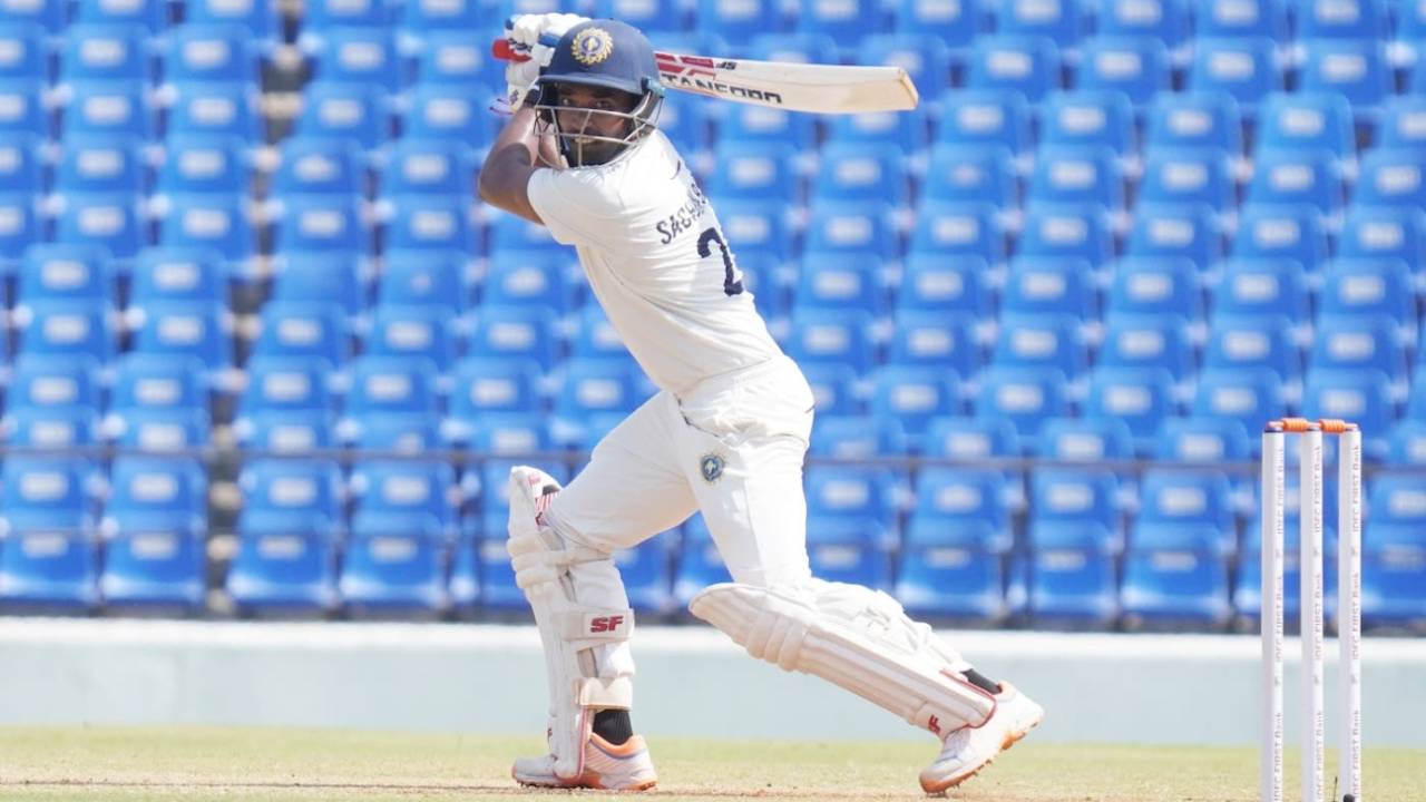 Sachin Baby brought up fifty in the penultimate over of the first session, Kerala vs Vidarbha, Ranji Trophy final, 3rd day, Nagpur, February 28, 2025