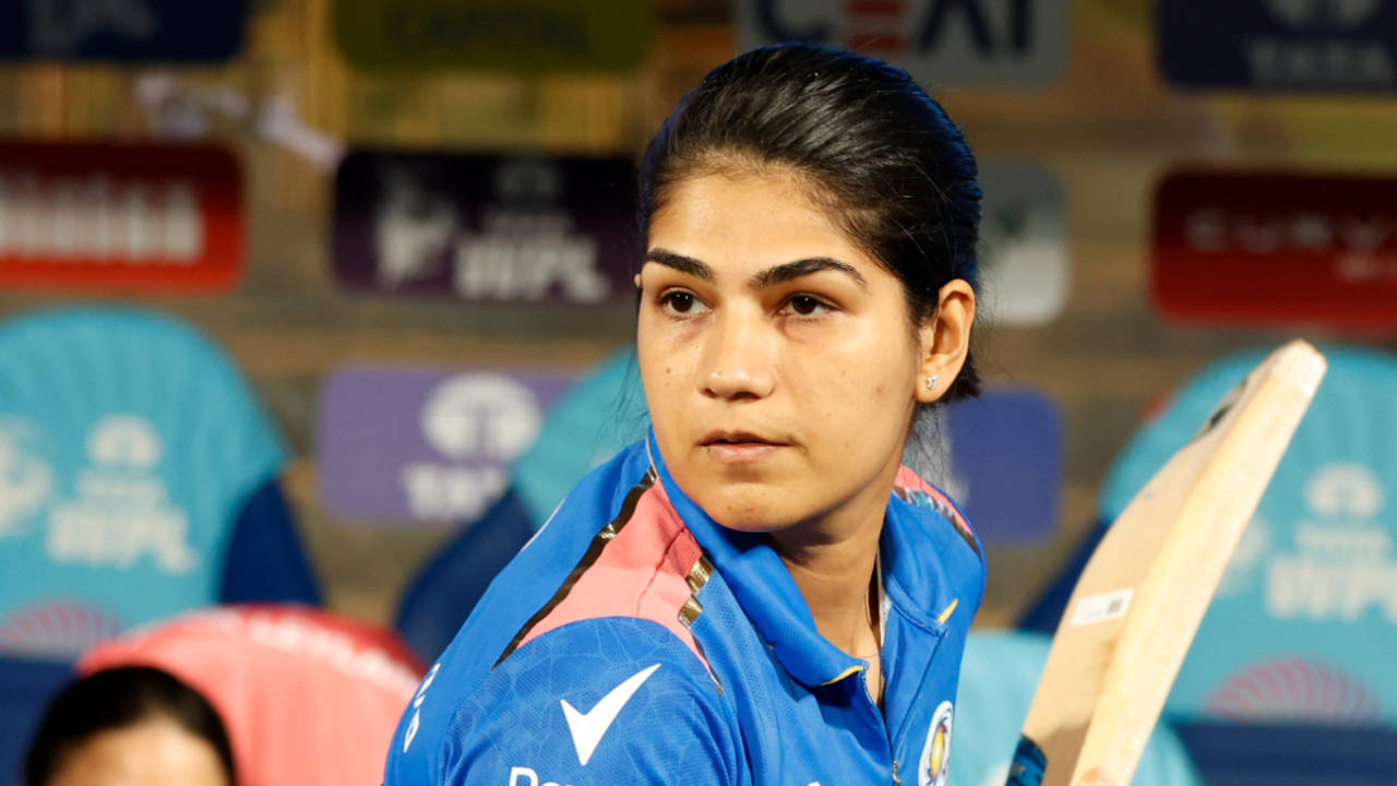 Yastika Bhatia gets in the zone, Mumbai Indians vs Delhi Capitals, WPL 2025, Bengaluru, February 28, 2025 