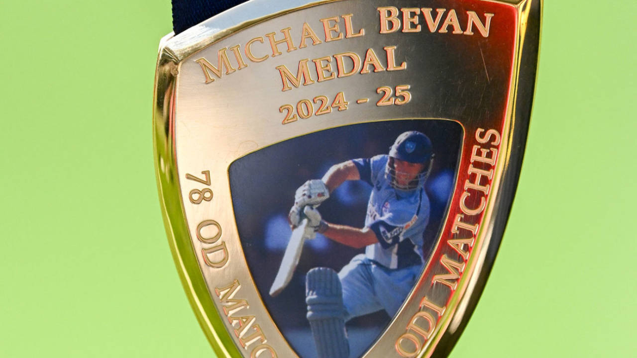 The Michael Bevan which will be presented to the Player of the Match in the One-Day Cup final, South Australia vs Victoria, One-Day Cup, Adelaide Oval, March 1, 2025