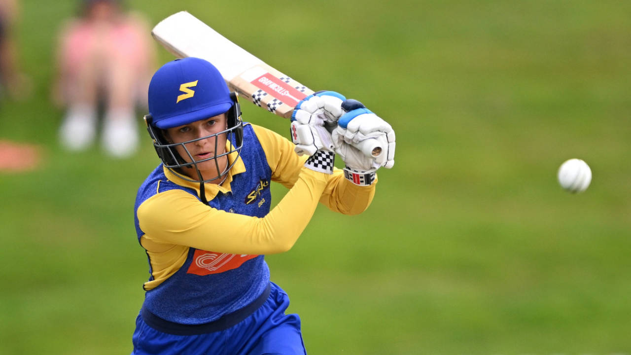 Polly Inglis made a match-winning 86 in the final, Auckland vs Otago, Final, New Zealand Cricket Women's One Day Competition, Dunedin, March 01, 2025