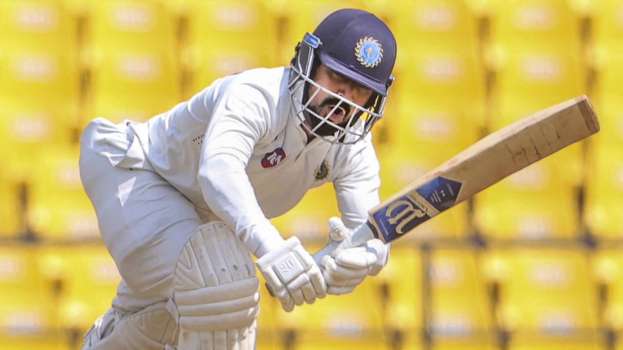Salman Nizar made 21 off 42 balls, Kerala vs Vidarbha, Ranji Trophy final, Nagpur, 3rd day, February 28, 2025